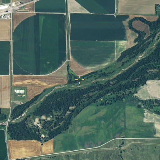 Aerial/Satellite Image of Stevenson Canyon, NE