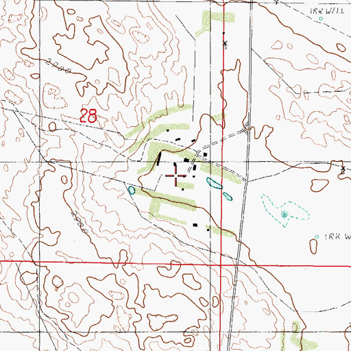 Topographic Map of Wrage Ranch, NE