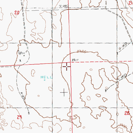 Topographic Map of School Number 117 (historical), NE