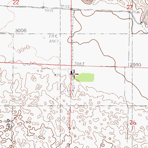 Topographic Map of Holler Ranch, NE