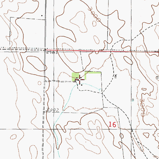 Topographic Map of Monnier Ranch, NE