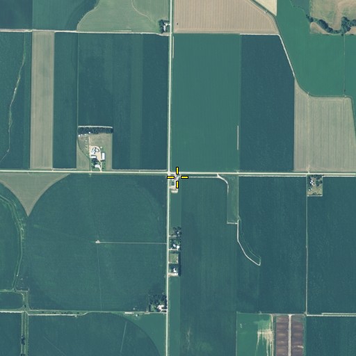 Aerial/Satellite Image of School Number 13, NE