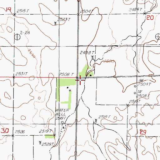 Topographic Map of School Number 17, NE