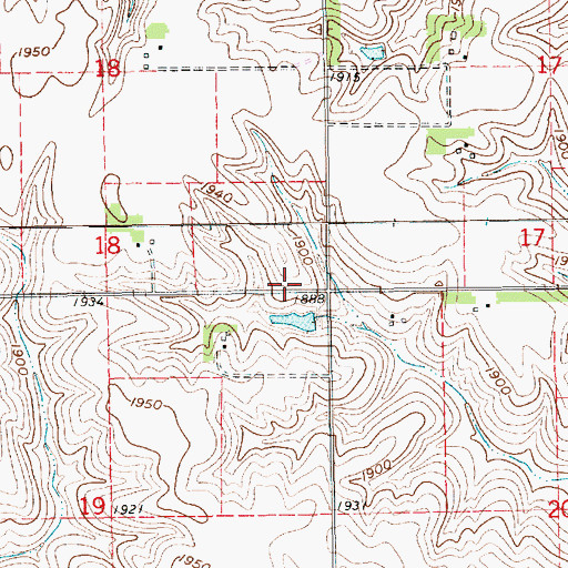 Topographic Map of School Number 54, NE