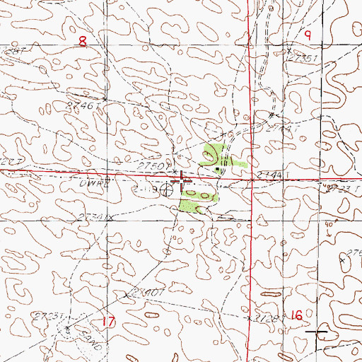 Topographic Map of School Number 64, NE