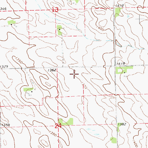 Topographic Map of KWPN-AM (West Point), NE