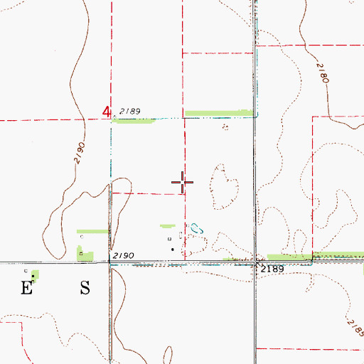 Topographic Map of Cavanaugh Airport, NE