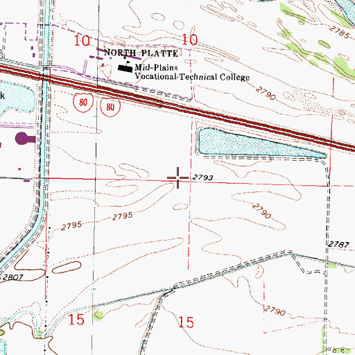 Topographic Map of Simon Heliport, NE