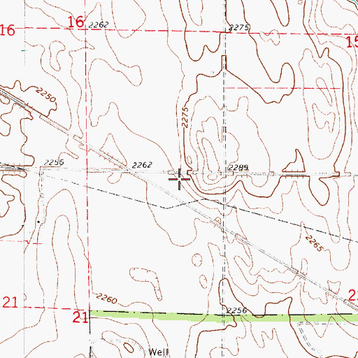 Topographic Map of Township of Lake, NE