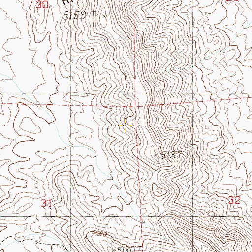 Topographic Map of Bird Spring Range, NV
