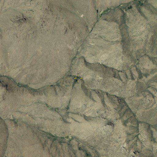 Aerial/Satellite Image of Center Spring, NV
