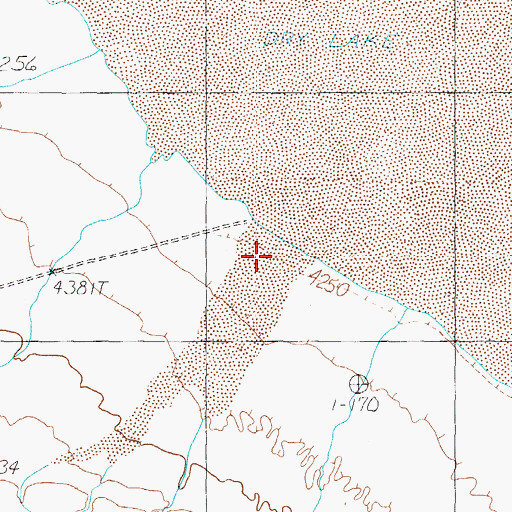 Topographic Map of Hu-Pwi Wash, NV