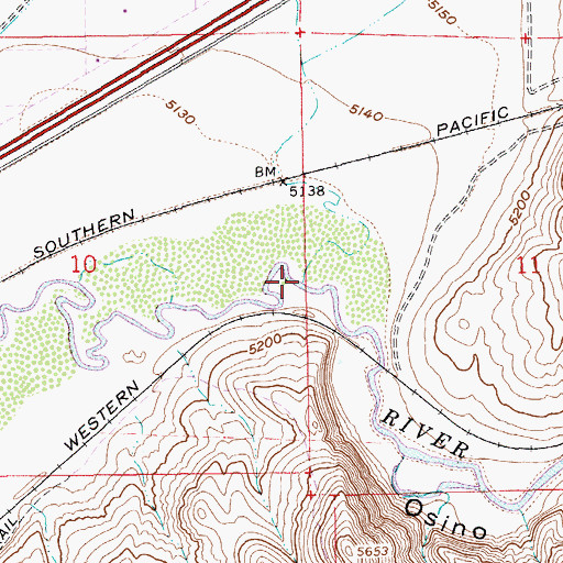 Topographic Map of Jackstone Creek, NV