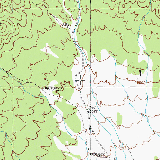 Topographic Map of Lamoreux Canyon, NV