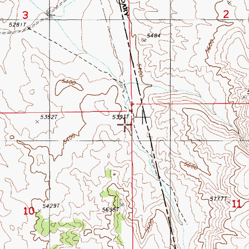 Topographic Map of Papoose Canyon, NV