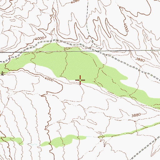 Topographic Map of Pine Creek, NV