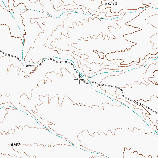 Topographic Map of Primrose Draw, NV