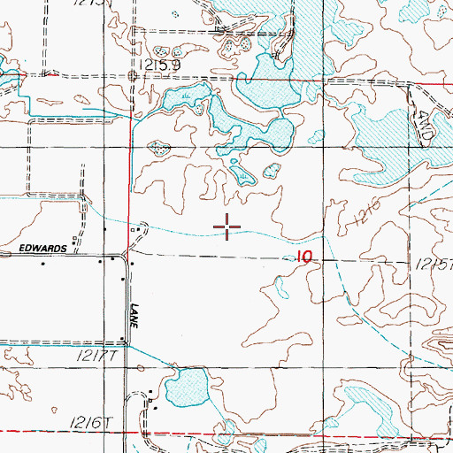 Topographic Map of R Drain, NV