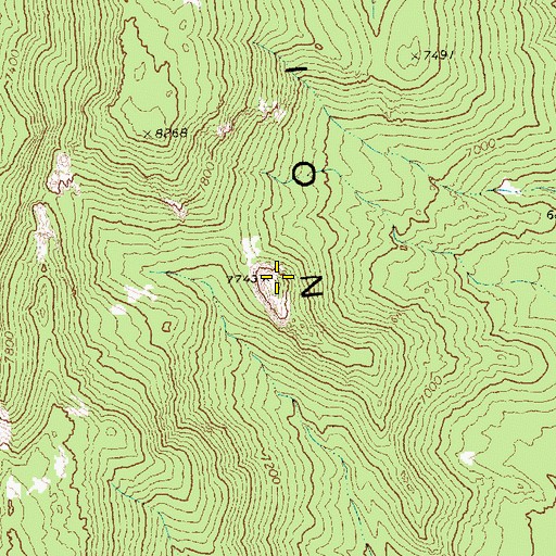 Topographic Map of Fortification Range, NV