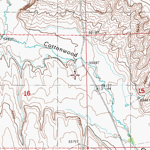 Topographic Map of Hansel Ranch, NV