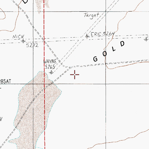 Topographic Map of Salisbury Well (historical), NV