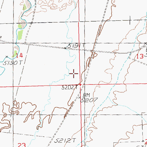Topographic Map of San Jacinto, NV