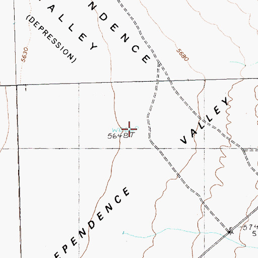 Topographic Map of Jasper Well, NV
