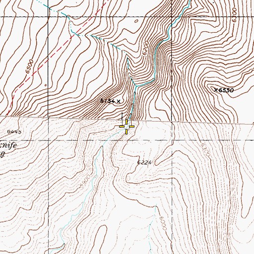 Topographic Map of Montview Spring, NV