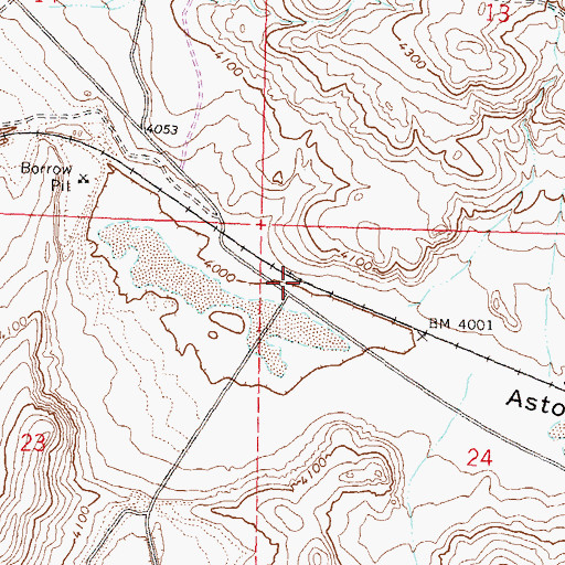 Topographic Map of Double Check (historical), NV