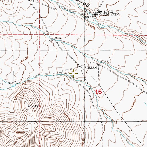 Topographic Map of Blackpoint Spring, NV