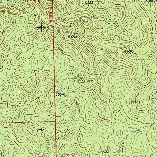 Topographic Map of Fall Spring, NV