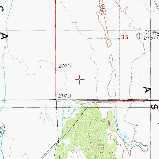 Topographic Map of Ash Meadows, NV