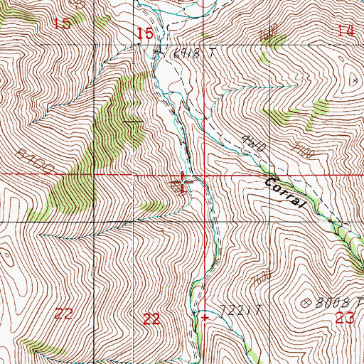 Topographic Map of Mineral City (historical), NV