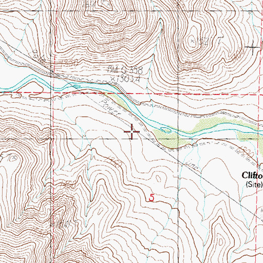 Topographic Map of Spur A (historical), NV