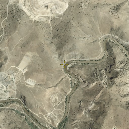 Aerial/Satellite Image of Blue Canyon Mill (historical), NV