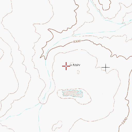 Topographic Map of Owyhee Desert, NV