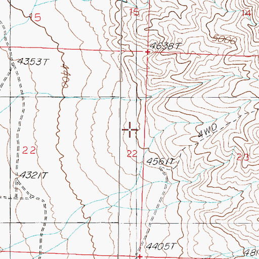 Topographic Map of Pole Canyon, NV