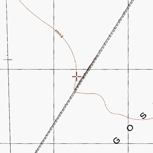 Topographic Map of Mizpah Station (historical), NV