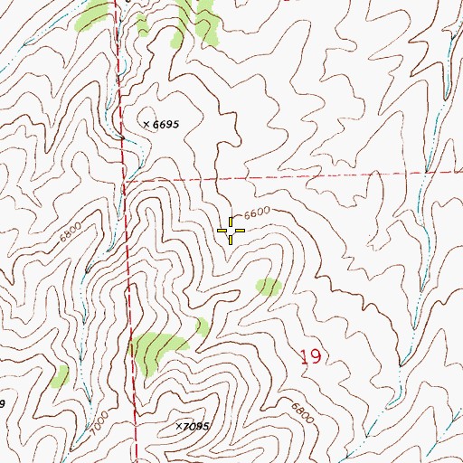 Topographic Map of Sheep Spring, NV