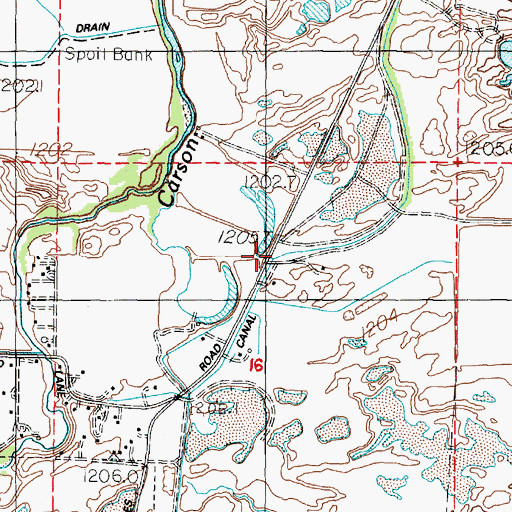Topographic Map of S 5 Canal, NV