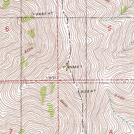 Topographic Map of Summit Peak, NV