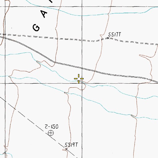 Topographic Map of Modes Hole Spring, NV
