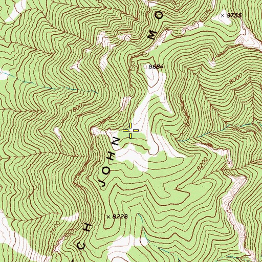 Topographic Map of Ely Range, NV