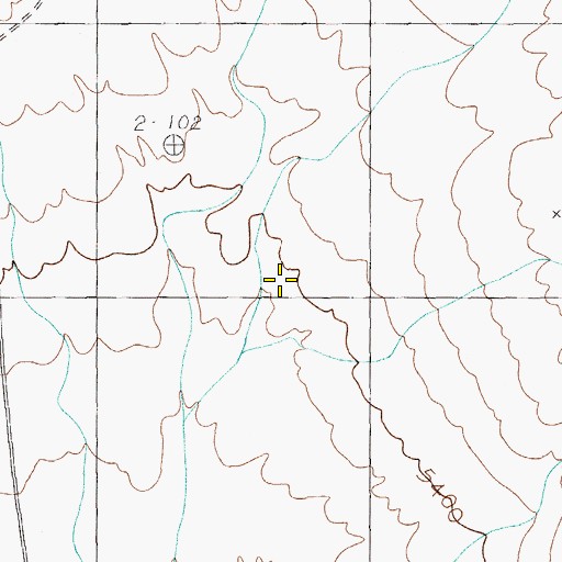 Topographic Map of Tule Spring, NV