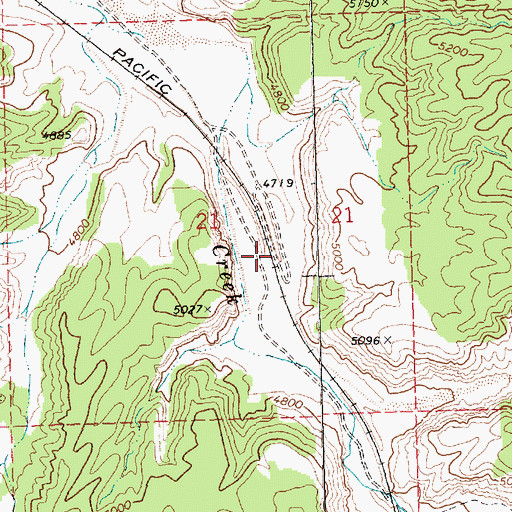 Topographic Map of Minto (historical), NV