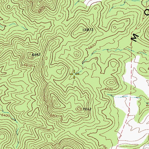 Topographic Map of Bird Spring, NV