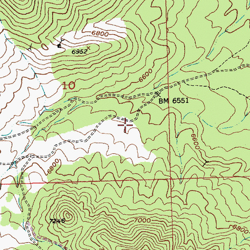 Topographic Map of Smiths Cabin (historical), NV