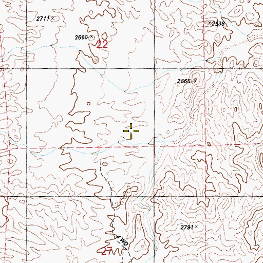 Topographic Map of Indian Spring, NV