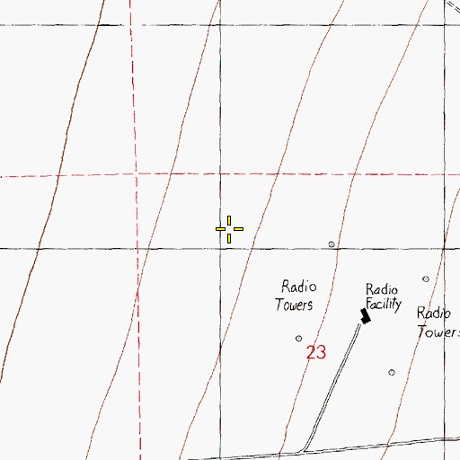 Topographic Map of New Spring, NV