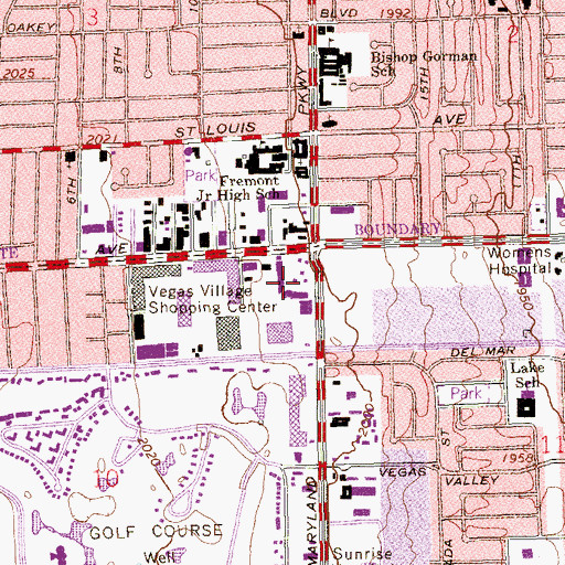 Topographic Map of Kingsooper Center, NV